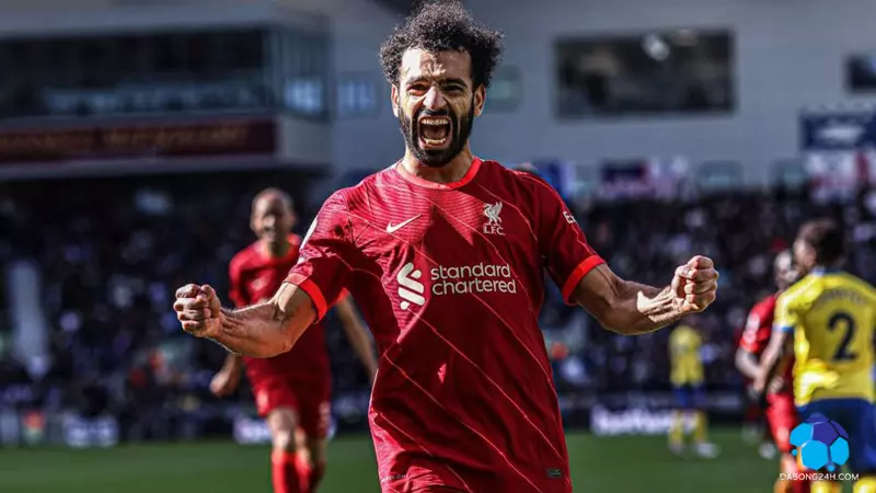 Salah là cầu thủ ghi bàn nhiều thứ 5 trong lịch sử CLB