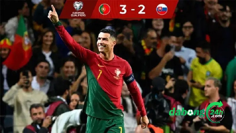 Ronaldo lập cú đúp giúp Bồ Đào Nha chính thức giành vé dự VCK EURO 2024